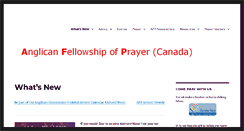 Desktop Screenshot of anglicanprayer.org